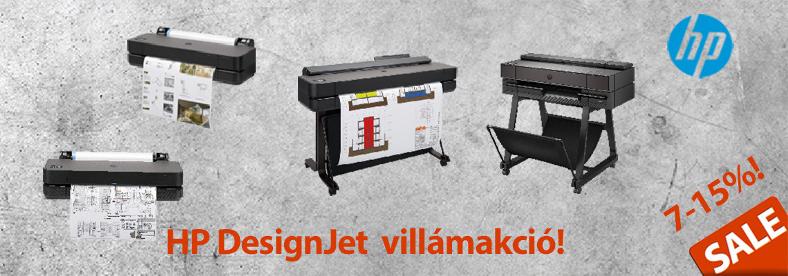 HP DesignJet villámakció