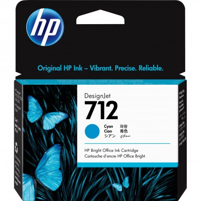 HP No. 712 Cyan tintapatron (29 ml) 3ED67A