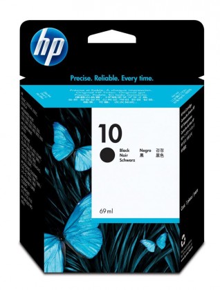 HP No. 10 Black ink cartridge (69 ml) C4844A
