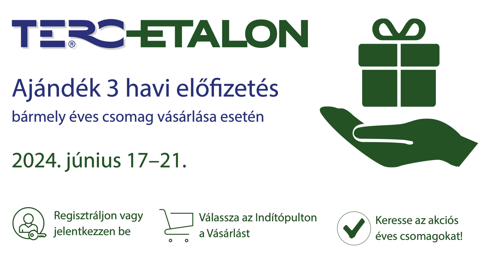 TERC-ETALON – Most 15 hónap 12 áráért!
