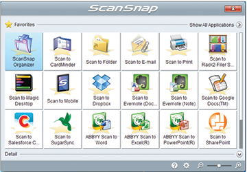 ScanSnap Quick Menu for Windows