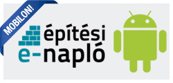 E-építési napló mobilon