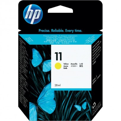 HP No. 11 Yellow Ink Cartridge (28ml) C4838AE