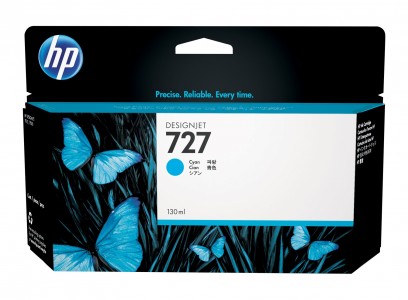 HP No. 727 Cyan tintapatron (130 ml) B3P19A