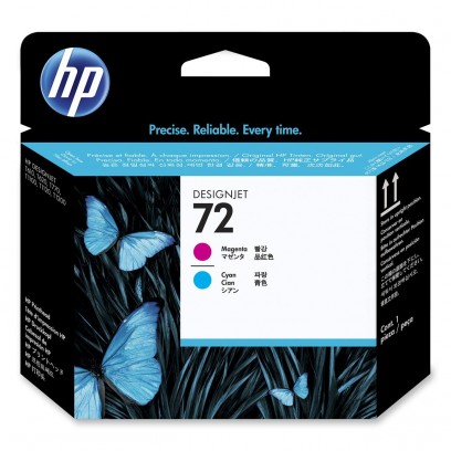 HP No. 72 Magenta and Cyan Printhead C9383A 