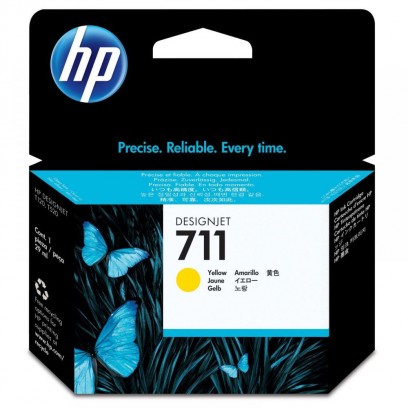 HP No. 711 Yellow tintapatron (29 ml) CZ132A