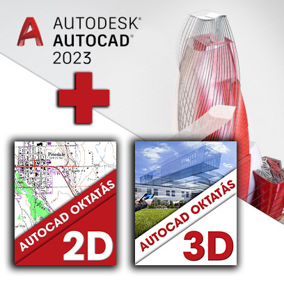 AutoCAD 2023 új előfizetés 3 évre + ajándék AutoCAD 2D és 3D online tanfolyam