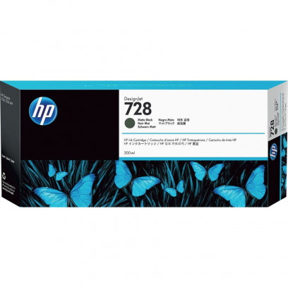 HP No. 728 Matt fekete tintapatron (300 ml) F9J68A
