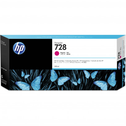 HP No. 728 Magenta tintapatron (300ml) F9K16A