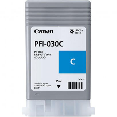 Canon PFI-030C Cyan tintapatron 55 ml (3490C001)