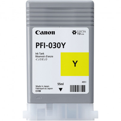 Canon PFI-030Y Yellow tintapatron 55 ml (3492C001)