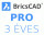 BricsCAD Pro új előfizetés 3 évre