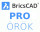 BricsCAD Pro új örökös példány szoftverkövetéssel
